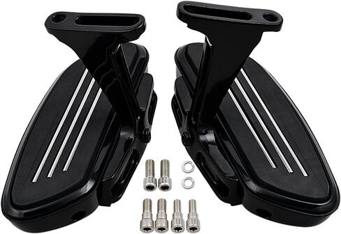 مجموعة ألواح أرضية الركاب من Astra Depot متوافقة مع 1993-2023 Harley Touring Road King Electra Glide Street Tri in Kuwait