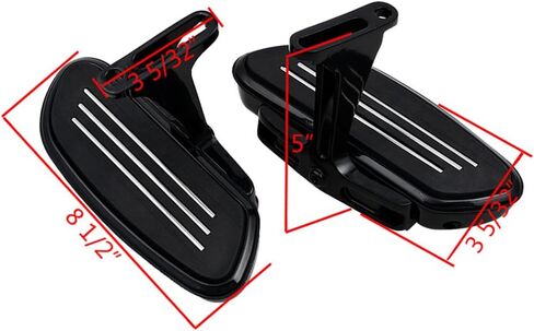مجموعة ألواح أرضية الركاب من Astra Depot متوافقة مع 1993-2023 Harley Touring Road King Electra Glide Street Tri in Kuwait