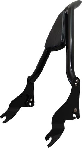 Motorcycle Sissy Bar Gloss Black Detachable Rear Passenger Backrest for Harley Davidson Touring Models 2009-2023 Electra Glide Road Glide Road King Street Glide CVO Ultra in Saudi Arabia