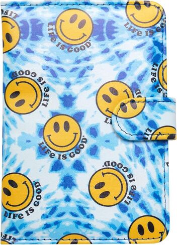 Life is Good Travel Passport Cover - Anti-Theft Passport Holder Wallet with Interior Card Slots, Magnetic Snap Closure, Navy in Saudi Arabia