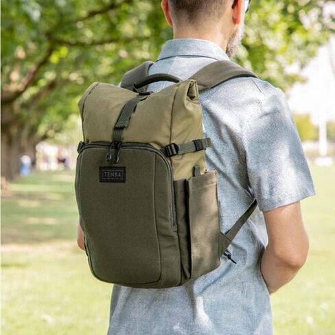 Tenba Fulton v2 16L All Weather Backpack for Mirrorless and DSLR cameras and lenses – Black/Black Camo (637-738) in Saudi Arabia