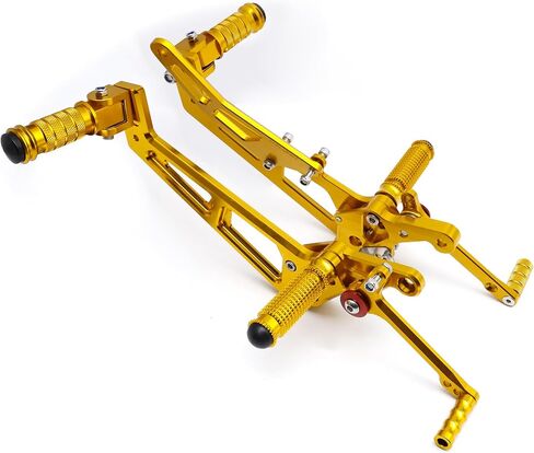 CNC Grom125 21-23 Motorcycle Adjustable Rearsets Foot Pegs Rear Set Footpeg Brake Shift Pedal Compatible with GROM 125 MSX125 2021 2022 2023 Black in Kuwait
