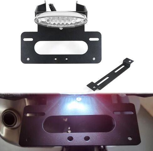 Motorcycle Fender Eliminator Compatible with Husqvarna 701 Enduro/Supermoto 2016-2024 License Plate Bracket Holder Tail Tidy (White) in Saudi Arabia