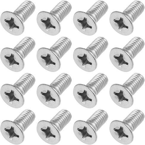 Mandark 8PCS Stainless Steel Car Screw Rotor Brake Disc Retaining, OEM#93600-06014-0H Auto Retaining Screws Replacement for Front and Rear Rotor, Compatible with Civic, Accord, Odyssey in Saudi Arabia