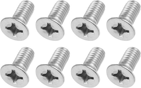 Mandark 8PCS Stainless Steel Car Screw Rotor Brake Disc Retaining, OEM#93600-06014-0H Auto Retaining Screws Replacement for Front and Rear Rotor, Compatible with Civic, Accord, Odyssey in Saudi Arabia