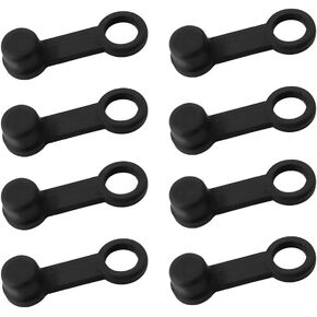 8PCS Brake Bleed Nipple Cap, 8mm Rubber Car Brake Bleeder Screw Grease Dust Cover, Vehicle Brake Bleeder Nipple Cap Replacement for Motorcycle Motorbike, Car Accessories
