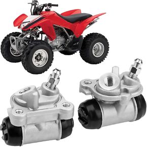 أسطوانة فرامل العجلات الأمامية اليمنى واليسرى لـ 45350-HM8-006 45370-HM8-006 ATV & UTV متوافقة مع Honda Fourtrax Recon TRX250 1997-2009