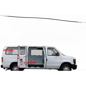 الجانب باب البضائع اليسار العلوي والسفلي مزلاج الإصدار كابل لفورد E150 E250 E350 E450 2003-2007 AC2Z-15264A26-B ، 6C2Z-15264A01-AA