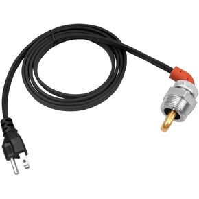 استبدال سخان كتلة المحرك 3100003 مناسب لسيارة Eagle Jaguar Jeep Renault Rover Kubota Massey Perkins Yanmar، محول نحاسي بخيط NPT 1 بوصة 120 فولت 400 وات in Kuwait