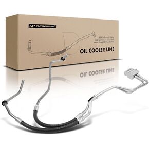 A-Premium Inlet & Outlet Engine Oil Cooler Line Hose Assembly Compatible with Chevrolet Silverado Suburban 1500 2500 Tahoe GMC Sierra 1500 Yukon Cadillac