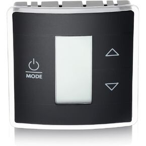 Black 3316250.712 RV Single Zone Wall Thermostat for Dometic RV/Camper Conditioners w/Digital Temperature Display, Cool/Furnace/Heat Strip, Three Input Areas, Bright Blue Backlight Self-extinguishing