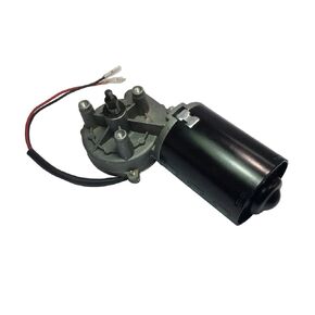 12V Worm Gear Motor 50RPM 30W Right Angle DC Garage Door Motor, High Torque Reversible Small Electric Motor, Lower Noise for Barbecue, Windshield Wiper, DIY Engine