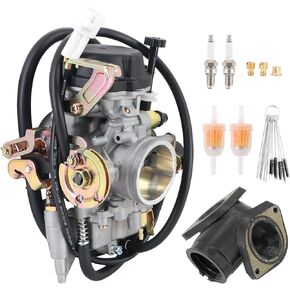 Kipa Carburetor for Yamaha Road Star XV1600 XV1700 4WM-14101-03-00 With intake manifold spark plug