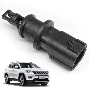 Air Intake Charge Temperature Sensor Compatible with Chrysler, Dodge, Jeep IAT Sensor - Replacement 4606487AA 4606487AB
