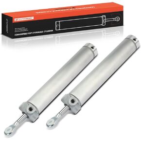A-Premium 2-PC Convertible Top Hydraulic Cylinders Lift Arm Lift Support Compatible with Ford Mustang 2005 2006 2007 2008 Convertible, Replace# HYDLC142-C