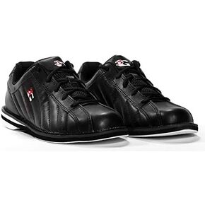 حذاء بولينج 3G3G Kicks للجنسين - أسود/أبيض 11.5 US