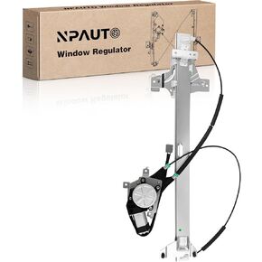 Front Driver Side Power Window Regulator with Motor for 2003-14 Ford E150 E250, 1992-02 E150 E250 Econoline Club Wagon, 03-05 E350 Club Wagon, 92-98 E350 Econoline, 1999-14 E350 Super Duty, Left
