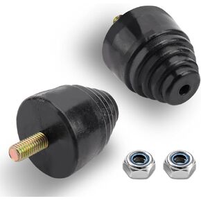 2-Pack Suspension Bump Stop 9.9101G Black All Purpose Bump Stop - Ideal for Cars, Trucks, and Off-Road Vehicles