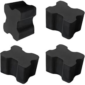 Mandark 4PCS Car Coil Spring Spacers, Heavy Duty Rubber Vehicle Front Coil Spring Booster Kit for 1" to 1.5" Coil Spring Lift, Automotive Accessories Universal for SUV, Truck, RV