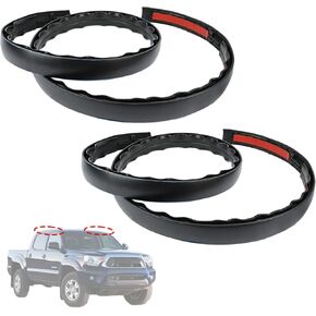 2pcs Roof Drip Molding 75551-04063 75561-02020 75552-04061 Compatible with Toyota Tacoma Double CAB 2005-2015