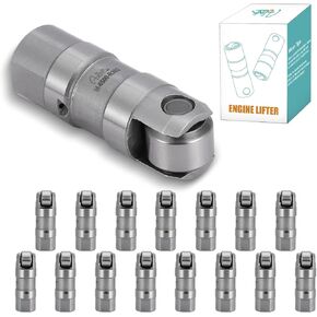 (OEM Parts) 16 PCS M6500R302 Hydraulic Roller Lifter Compatible with Ford Mustang 1985-1995 5.0L V8, Replaces M-6500-R302