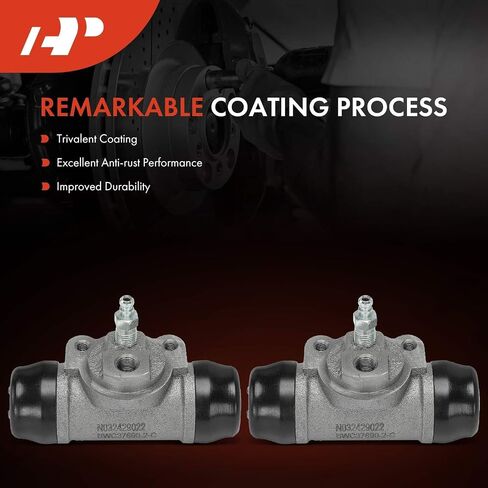 A-Premium Rear Drum Brake Wheel Cylinder Compatible with Select Toyota Models - Tundra 2000-2007, 4Runner 1996-2000, Land Cruiser 1981-1995, T100 1993 1995, 2-PC Set in Saudi Arabia