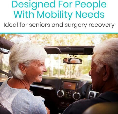 Vive Car Handle Assist for Elderly - Scratch Proof Latch - Auto Grab Bar Cane Support Aid - Standing Mobility Safety Tip to Help Get Out - Portable Assistive Device for Seniors, Handicapped in Saudi Arabia