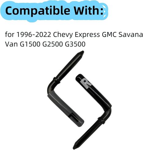 زوج دبابيس المقعد الخلفي مناسب لـ 1996-2022 Chevy Express GMC Savana Van G1500 G2500 G3500، LH و RH 25751644 25751643 in Kuwait