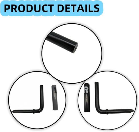 زوج دبابيس المقعد الخلفي مناسب لـ 1996-2022 Chevy Express GMC Savana Van G1500 G2500 G3500، LH و RH 25751644 25751643 in Kuwait