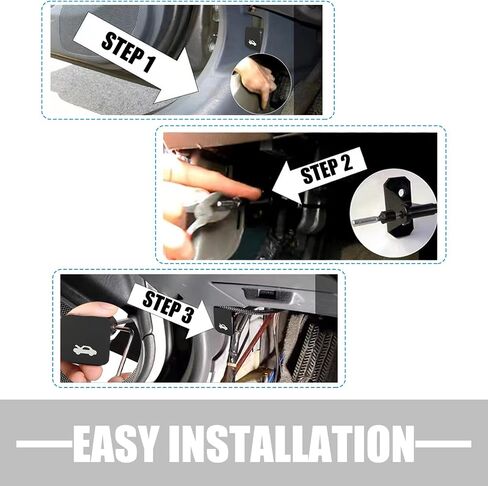 Hood Latch Release Handle Cable Repair Kit Billet Aluminum Replacement for CIVIC 1996-2005, CRV 1997-2006, Element 2003-2011 in Saudi Arabia