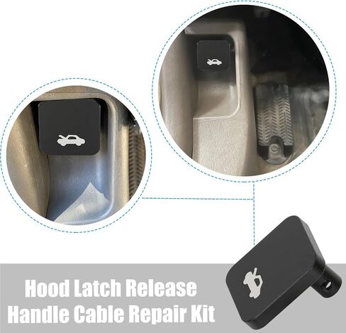 Hood Latch Release Handle Cable Repair Kit Billet Aluminum Replacement for CIVIC 1996-2005, CRV 1997-2006, Element 2003-2011 in Saudi Arabia