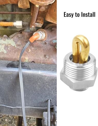 استبدال سخان كتلة المحرك 3100003 مناسب لسيارة Eagle Jaguar Jeep Renault Rover Kubota Massey Perkins Yanmar، محول نحاسي بخيط NPT 1 بوصة 120 فولت 400 وات in Kuwait