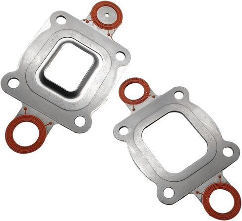 864850A02 حشية الكوع الناهض لمشعب العادم مناسبة للمفصل الجاف MerCruiser 4.3L 5.0L 5.7 L V6 V8 استبدال 27-864850A02 27-864850A1 18-0722 2-Pack in Kuwait