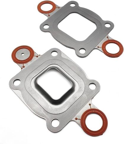 864850A02 حشية الكوع الناهض لمشعب العادم مناسبة للمفصل الجاف MerCruiser 4.3L 5.0L 5.7 L V6 V8 استبدال 27-864850A02 27-864850A1 18-0722 2-Pack in Kuwait