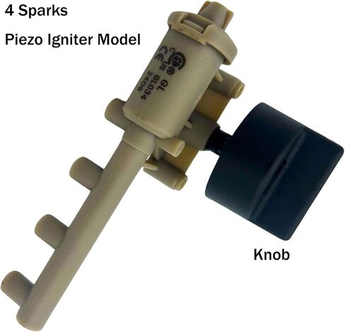 MENSI Push Button Piezo Ignitor Kit for RV Stove Range, 3 Burner, 4 Burner Camp Stove Atwood, Wedgewood, Dometic, Suburban, Magic Chef, Garystone (4 Outlets Igniter Kit) in Kuwait
