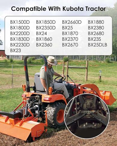 استبدل e-k2561-38300fr مجموعة مثبتات ، Telescoping 3 نقاط الأجزاء التي تناسب B & bx Kubota Bx23 Bx1500d x1800d bx2200d bx2370 bx1830d bx2230d bx1850d bx2350d bx24 bx1860 in Kuwait