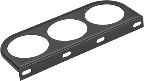 2 Inch Gauge Mount, 52mm/2in 3-Hole Gauge Bracket, Instrument Panel Bracket, Triple Instrument Panel Shell Gauge Mounting Bracket Car Dashboard Meter Iron Holder in Saudi Arabia