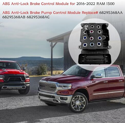 68295368AC ABS وحدة التحكم في الفرامل المضادة للقفل لـ 2016-2022 RAM 1500 ABS وحدة التحكم في مضخة الفرامل المضادة للقفل استبدال # 68295368AA 68295368AB 68295368AC in Kuwait
