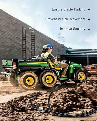 كابل فرامل انتظار السيارة مناسب لمركبات المرافق من سلسلة John Deere Gator TX TM Turf، استبدال كابل فرامل اليد AM136945 in Saudi Arabia