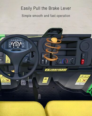 كابل فرامل انتظار السيارة مناسب لمركبات المرافق من سلسلة John Deere Gator TX TM Turf، استبدال كابل فرامل اليد AM136945 in Saudi Arabia