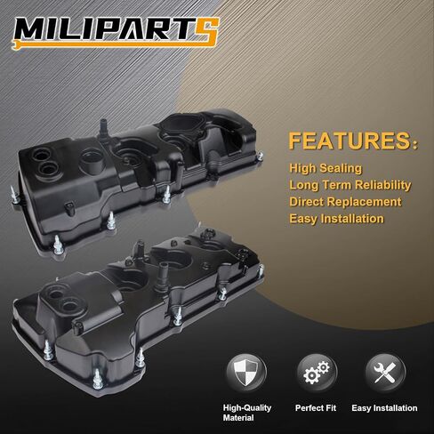 Upgraded Aluminimun Engine Valve Covers Left Right Compatible with Ford F-150 Expedition Transit Mark LT Navigator 3.5L EcoBoost 2013-2019 in Saudi Arabia