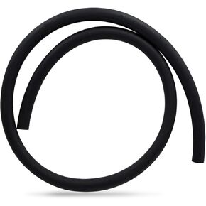 SMMS 5/8" Heater Hose, 5FT Coolant Radiator with Double Fibres 100PSI SAE 20R3, Vacuum Straight Line for Engine Cooling System, Black