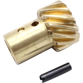 2 PCS/SET SHLPDFM Brass Roller Cam HEI Distributor Gear 0.491" Shaft Fits for SBC BBC 262-454 Engine