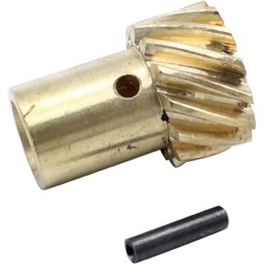 2 PCS/SET SHLPDFM Brass Roller Cam HEI Distributor Gear 350 0.500" Shaft Fits for Chevy MSD 350 .500in Shaft SBC