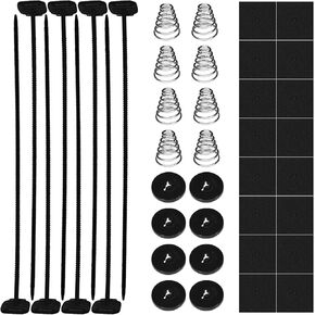 Radiator Fan Zip Ties, Electric Fan Mounting Kit Radiator Fan Mounting Kit Universal Cooler Tie Down Kit and Transmission Cooler Mount Hold Radiator Spal Fan for Car Vehicle(Pack of 1)