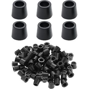 gohantee HVAC 1/4' Quick Coupler Charging Gaskets, Sealing Kit, Hose Seals, Rubber Gasket Seals for AC Refrigeration Charging Hose 100pcs