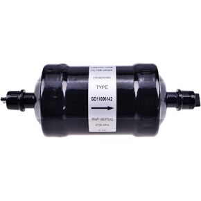 ZTUOAUMA 3/8'' Liquid Line Filter Drier Heat Pump SDML-083S for HFC CFC HCFC Straight Cool Refrigerant Air Conditioner From 1 to 5 Tons R404A R134A R22 R410A with 083S ODF Solder Connection