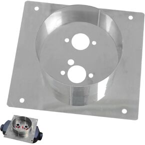 60mm Diesel Heater Mounting Plate Diesel Heater Turret Mount Plate Compatible with Webasto Air Top 2000 2000ST 2000STC Heater Eberspacher Airtronic D2 D4 Heater Floor Base Mount Bracket