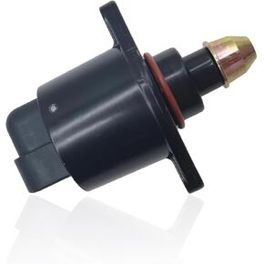 Pack-1 Car Idle Speed Control Valve, Throttle Stepper Motor for Stable Engine Operation, Replacement of OEM #90380 10526 Accessories, Compatible with King Kong Idle Motor Idle Speed (Black)