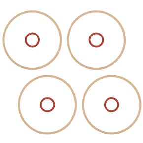 4Pcs Carburetor Float Bowl Gasket Kit, Carburetor Bowl Gasket Lawnmower Parts Carburetor Accessories for Honda G150, G200, G300, G400, GC190, GCV135, GCV160, GCV190, GSV190, GV150, GV200, GV400
